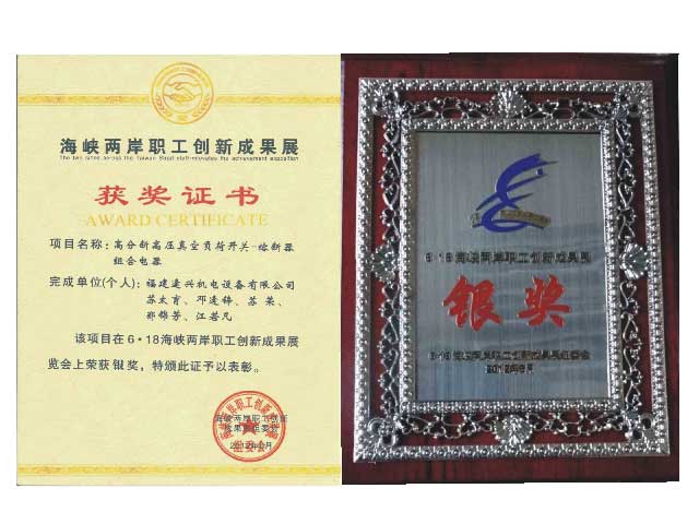 海峽兩岸金獎、銀獎、銅獎